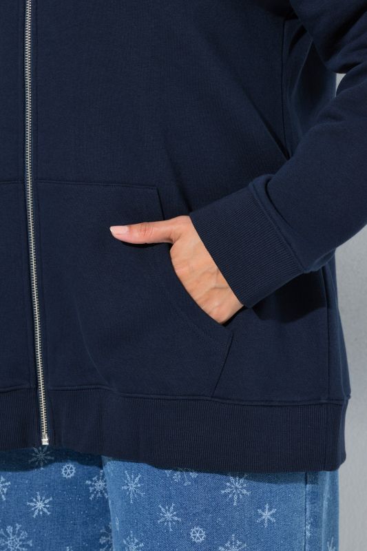 Snowflake Hood Zip-Up Sweatshirt