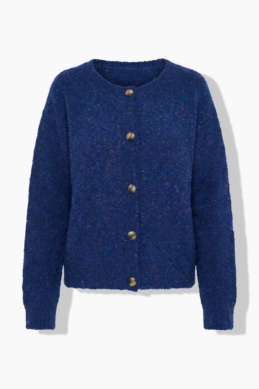 Fluffy Textured Knit Cardigan