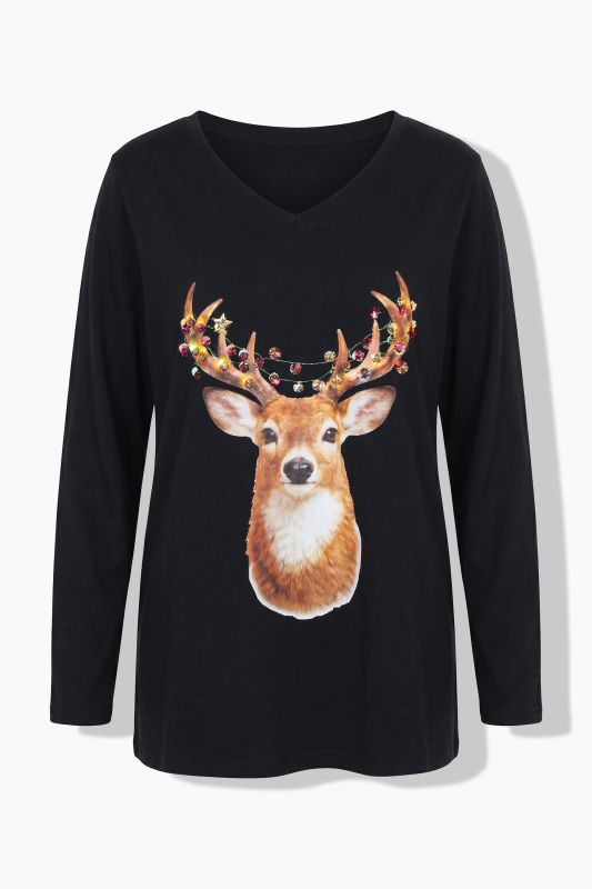 Holiday Animal Long Sleeve Graphic Tee