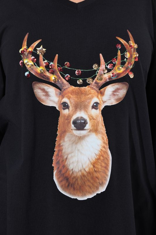 Holiday Animal Long Sleeve Graphic Tee