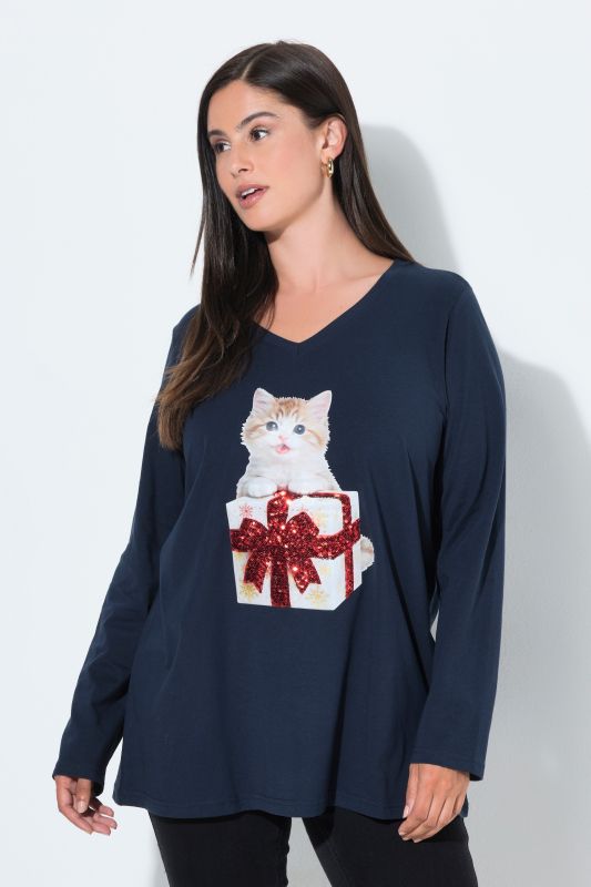 Holiday Animal Long Sleeve Graphic Tee