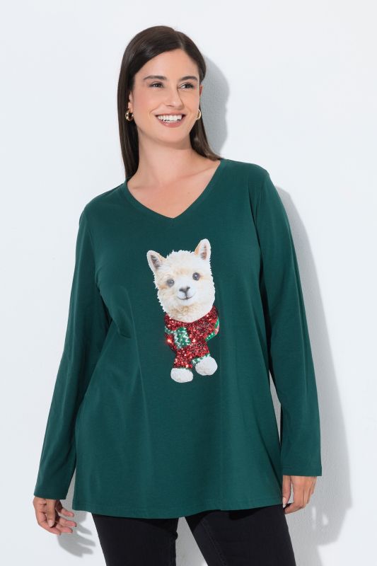 Holiday Animal Long Sleeve Graphic Tee