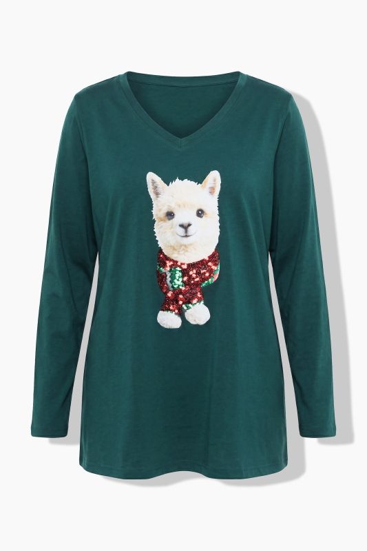 Holiday Animal Long Sleeve Graphic Tee