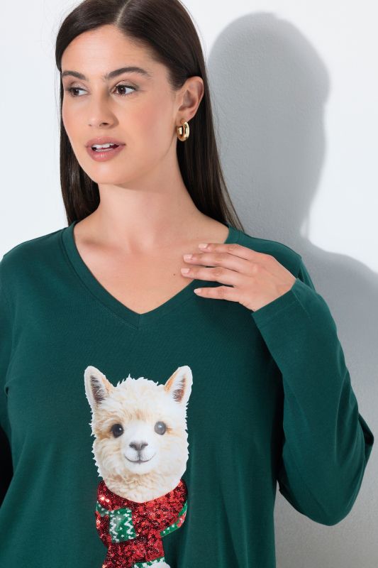 Holiday Animal Long Sleeve Graphic Tee
