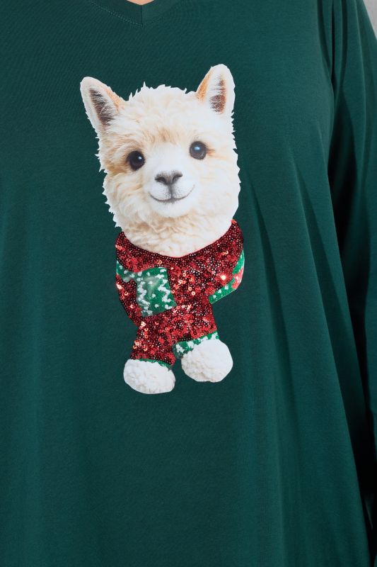 Holiday Animal Long Sleeve Graphic Tee