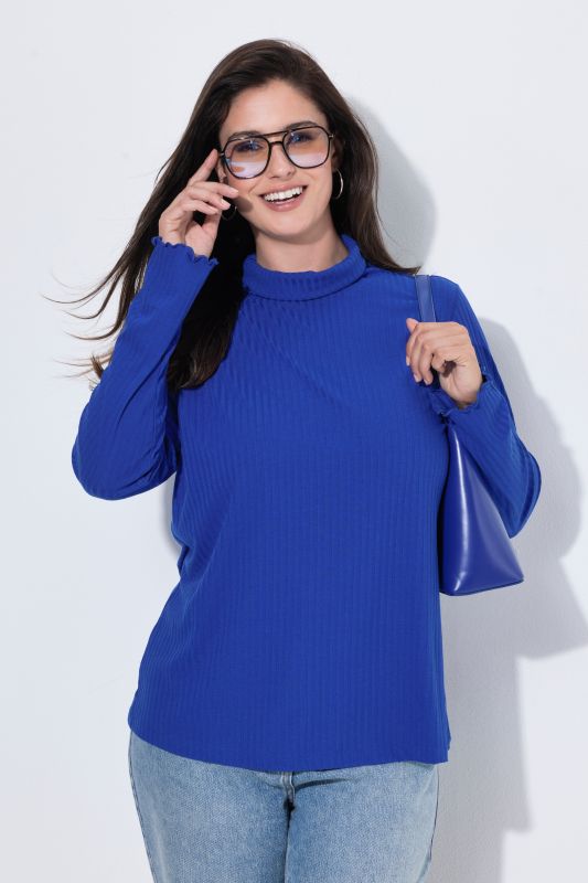 Lettuce Cuff Turtleneck Tee