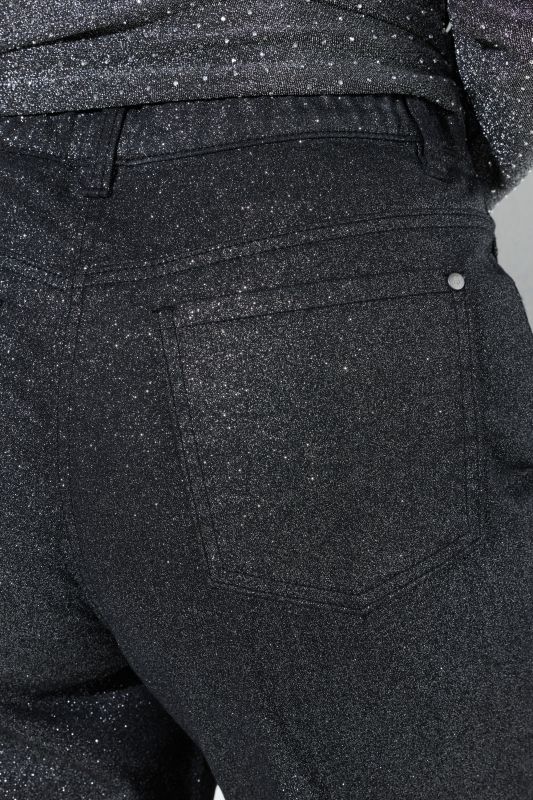 Sparkling Elastic Waist Pants