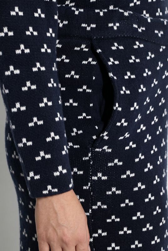 Eco Cotton Polka Dot Barrel Knit Pants