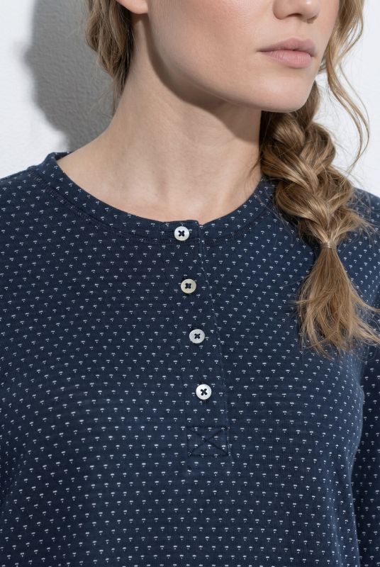 Eco Cotton Henley Tee