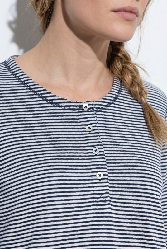 Eco Cotton Henley Tee
