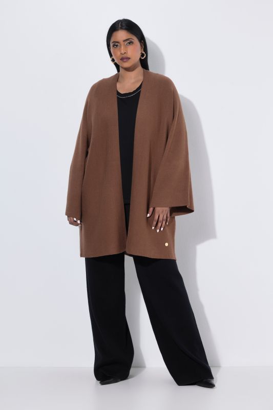Oversized Open Shape Long Sleeve Cardigan