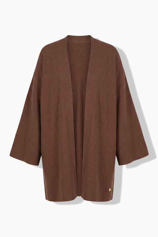 Oversized Open Shape Long Sleeve Cardigan