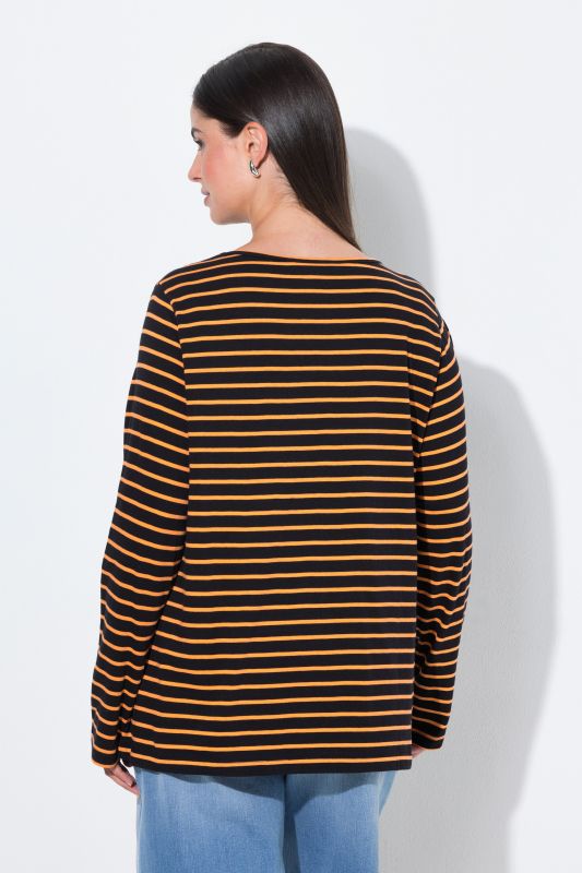 Neon Striped Long Sleeve Tee
