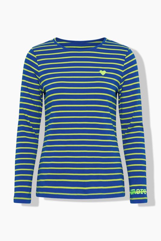 Neon Striped Long Sleeve Tee