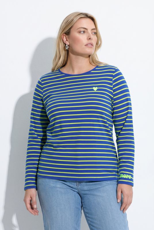 Neon Striped Long Sleeve Tee