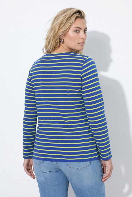 Neon Striped Long Sleeve Tee