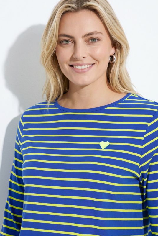 Neon Striped Long Sleeve Tee