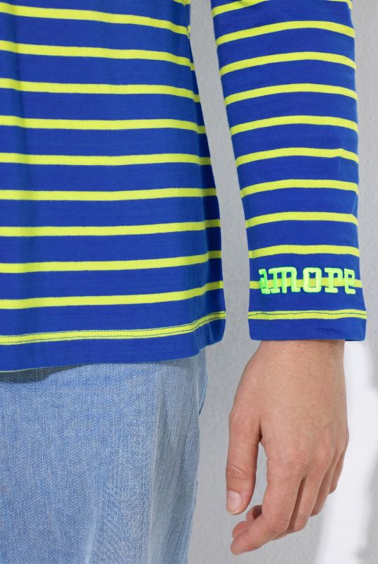 Neon Striped Long Sleeve Tee