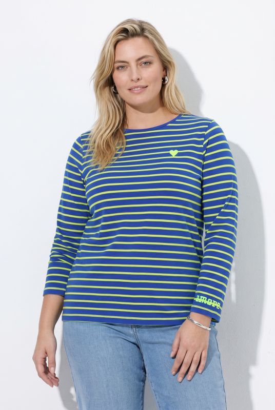 Neon Striped Long Sleeve Tee