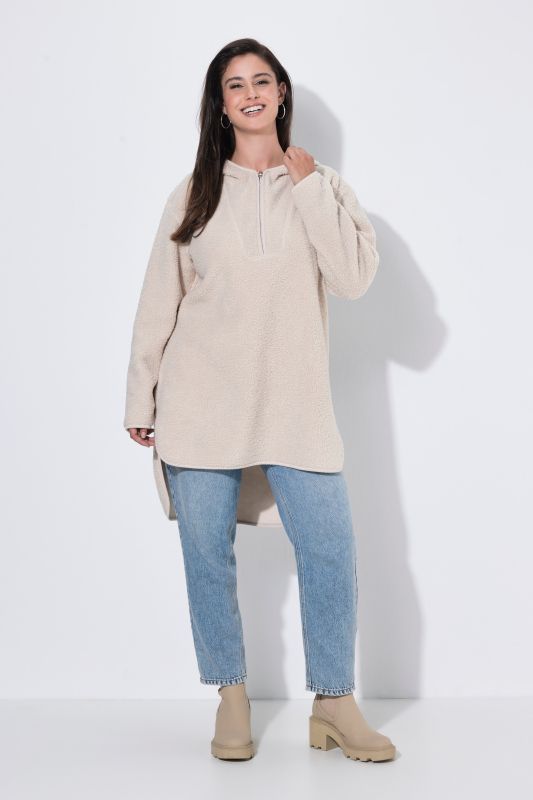 Teddy Fleece Oversized Hoodie