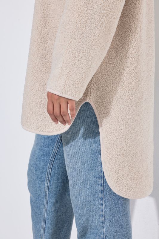 Teddy Fleece Oversized Hoodie