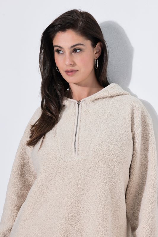 Teddy Fleece Oversized Hoodie