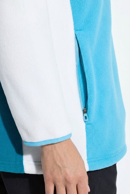 Colorblock Fleece Pullover Sweatshirt