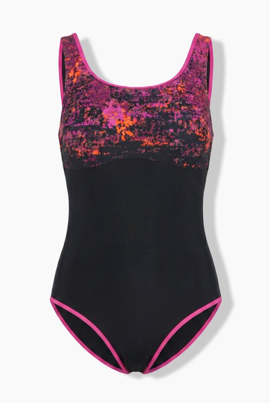 Confetti Print One Piece Swimsuit