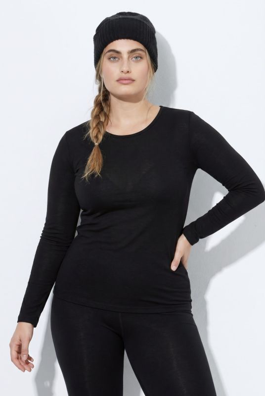 Merino Blend Long Sleeve Thermal Tee