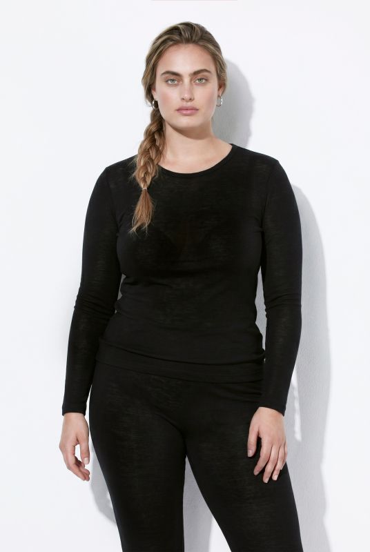Merino Blend Long Sleeve Thermal Tee