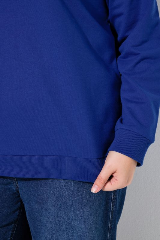 Classic Round Neck Long Sleeve Brushed Sweatshirt