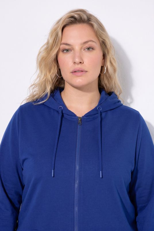 Zip Sweatshirt Long Sleeve Relaxed Fit Pocket Hoodie