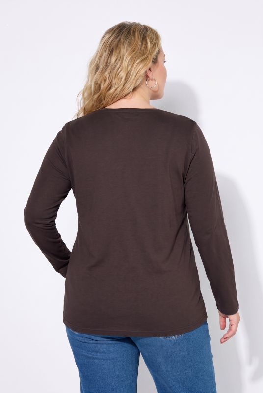 2 Pack Long Sleeve Round Neck Cotton Tees