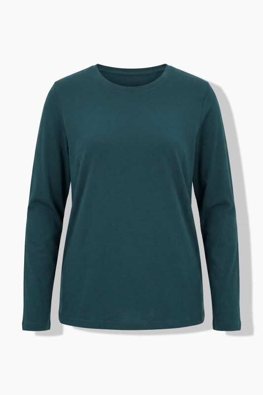 2 Pack Long Sleeve Round Neck Cotton Tees