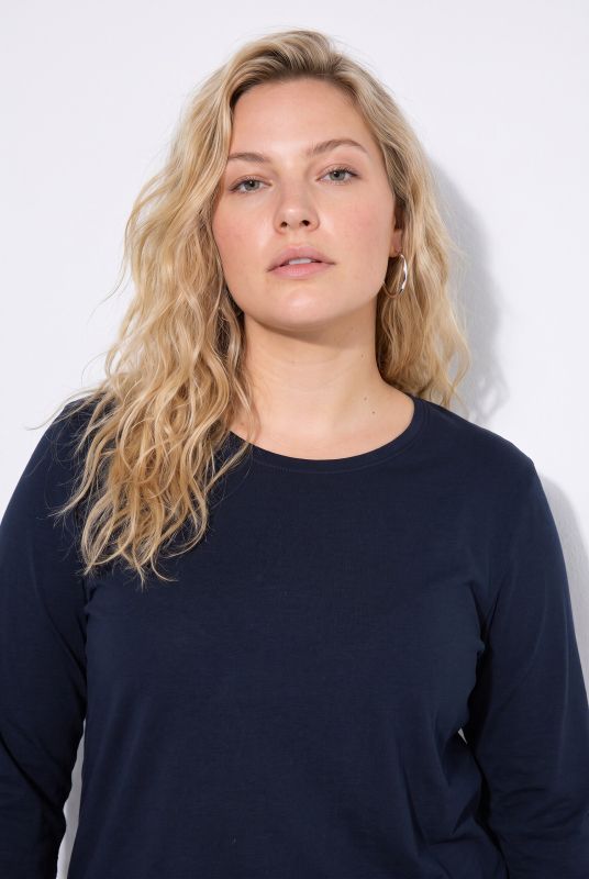 2 Pack Long Sleeve Round Neck Cotton Tees
