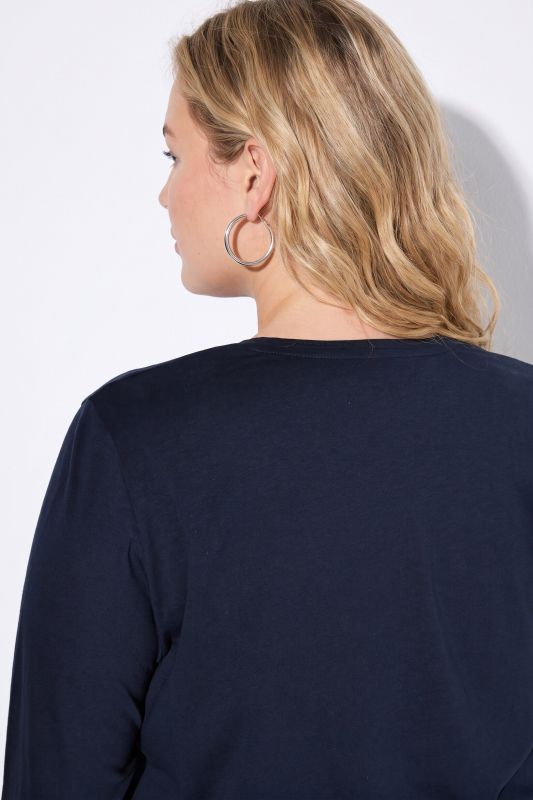 2 Pack Long Sleeve Round Neck Cotton Tees