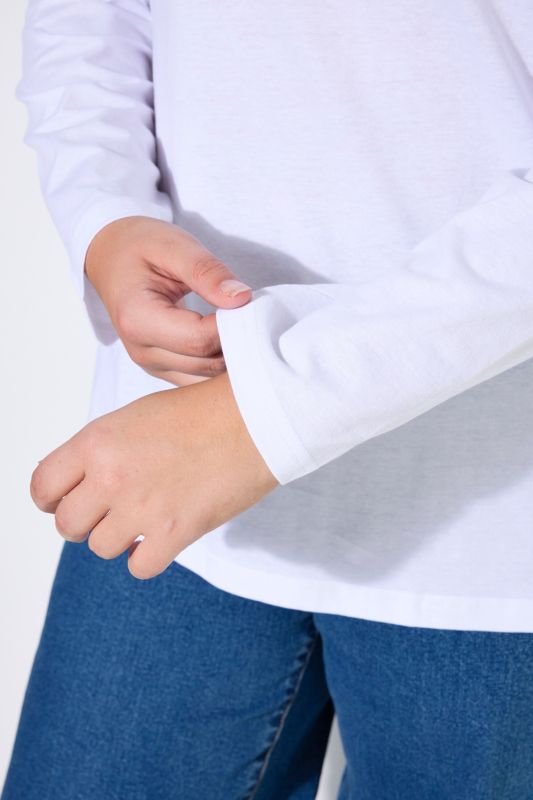 2 Pack Long Sleeve Round Neck Cotton Tees