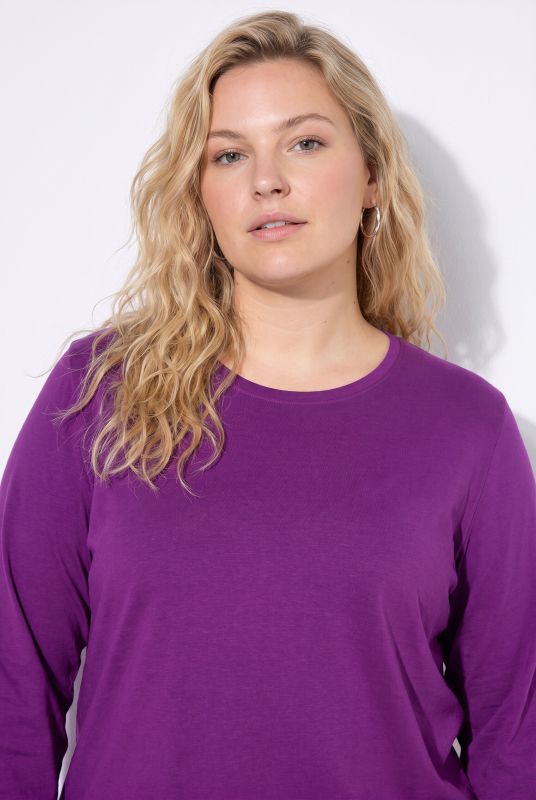 2 Pack Long Sleeve Round Neck Cotton Tees