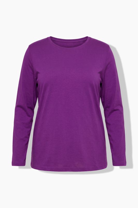 2 Pack Long Sleeve Round Neck Cotton Tees