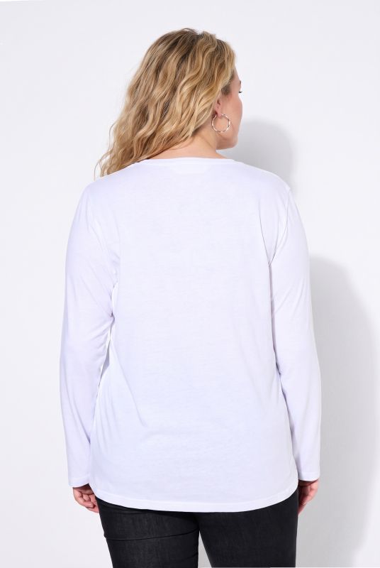 2 Pack Round Neck Cotton Long Sleeve Relaxed Fit Tees
