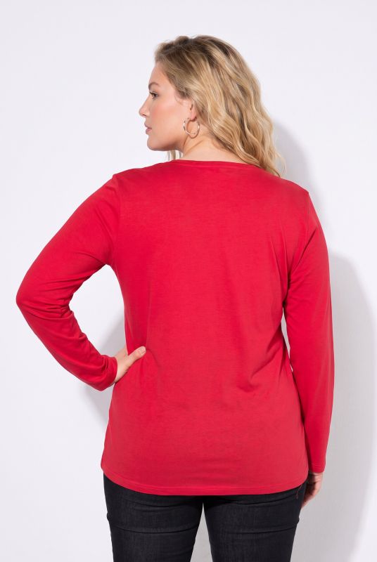 2 Pack Round Neck Cotton Long Sleeve Relaxed Fit Tees
