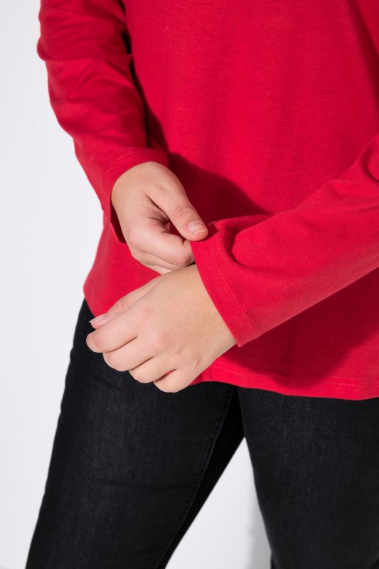 2 Pack Round Neck Cotton Long Sleeve Relaxed Fit Tees
