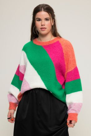Chunky Striped Oversized Sweater