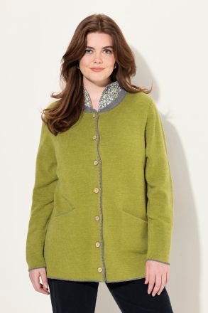 Traditional Button Front Long Sleeve Cardigan