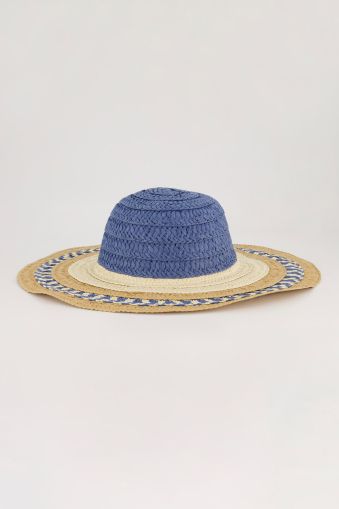 Two Tone Straw Hat