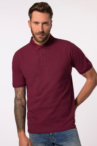 Polo shirt, short sleeve, piqué, press studs, up to 8 XL