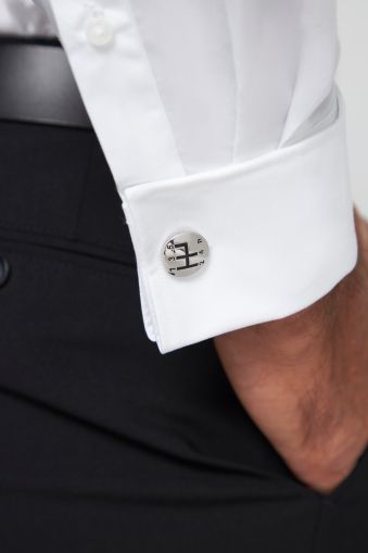 Gear Stick Design Cufflinks