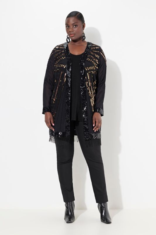 Sequined Embroidered Jacket