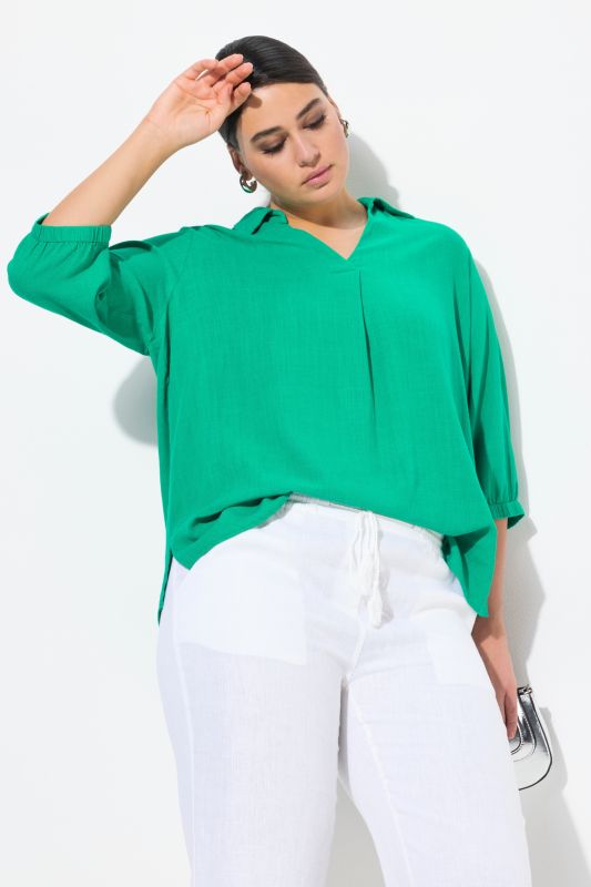 Linen Blend Blouse