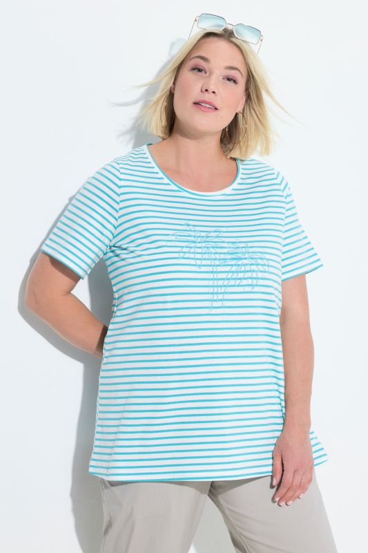 Palm Tree Embroidered Tee